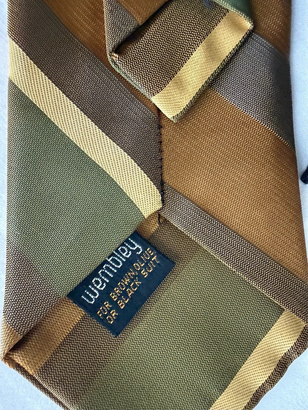 Set of 5 Vintage Clip on Ties - Wembley, Smoothie..